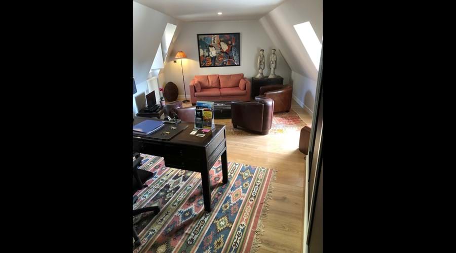 The living room (desk area)