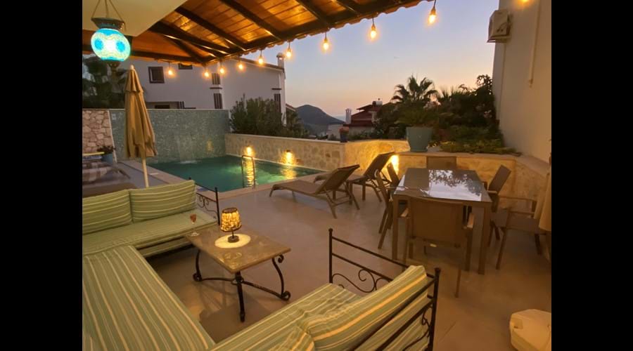 Pool Terrace at night Pool Terrace at night