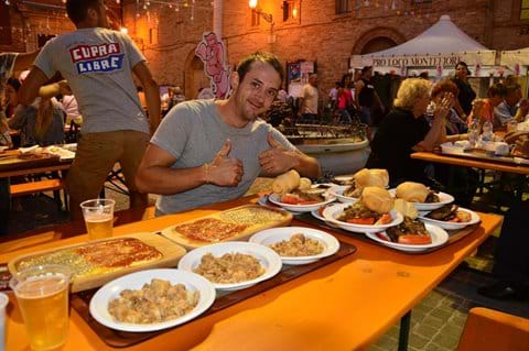 Food festival at Montefiore dell