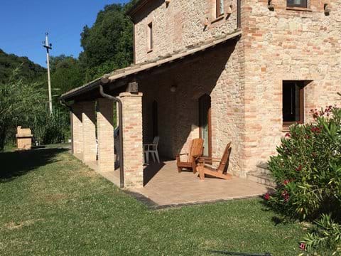 Veranda with bbq and lounge seating