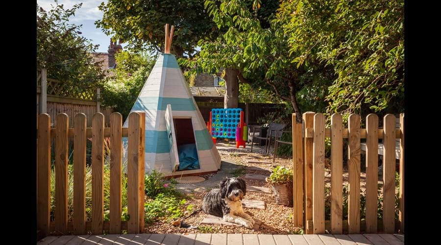 A shady place for children and dogs
