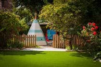 Our wigwam for our younger guests