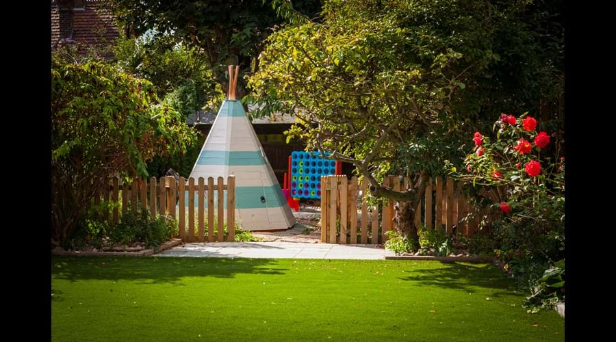 Our wigwam for our younger guests