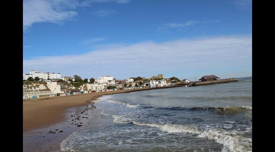 A view across Viking Bay - the main beach in Broadstairs