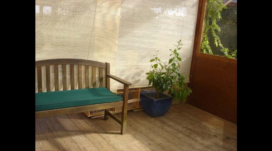The cottage veranda