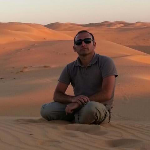 Camping solo in the Arabian desert