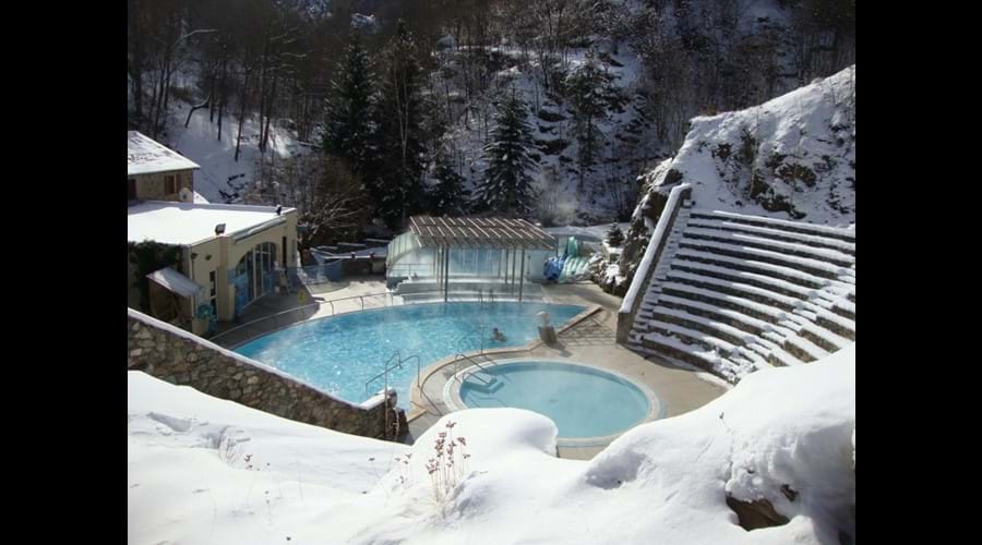 St Thomas thermal baths - good in the summer, even better in the winter!
