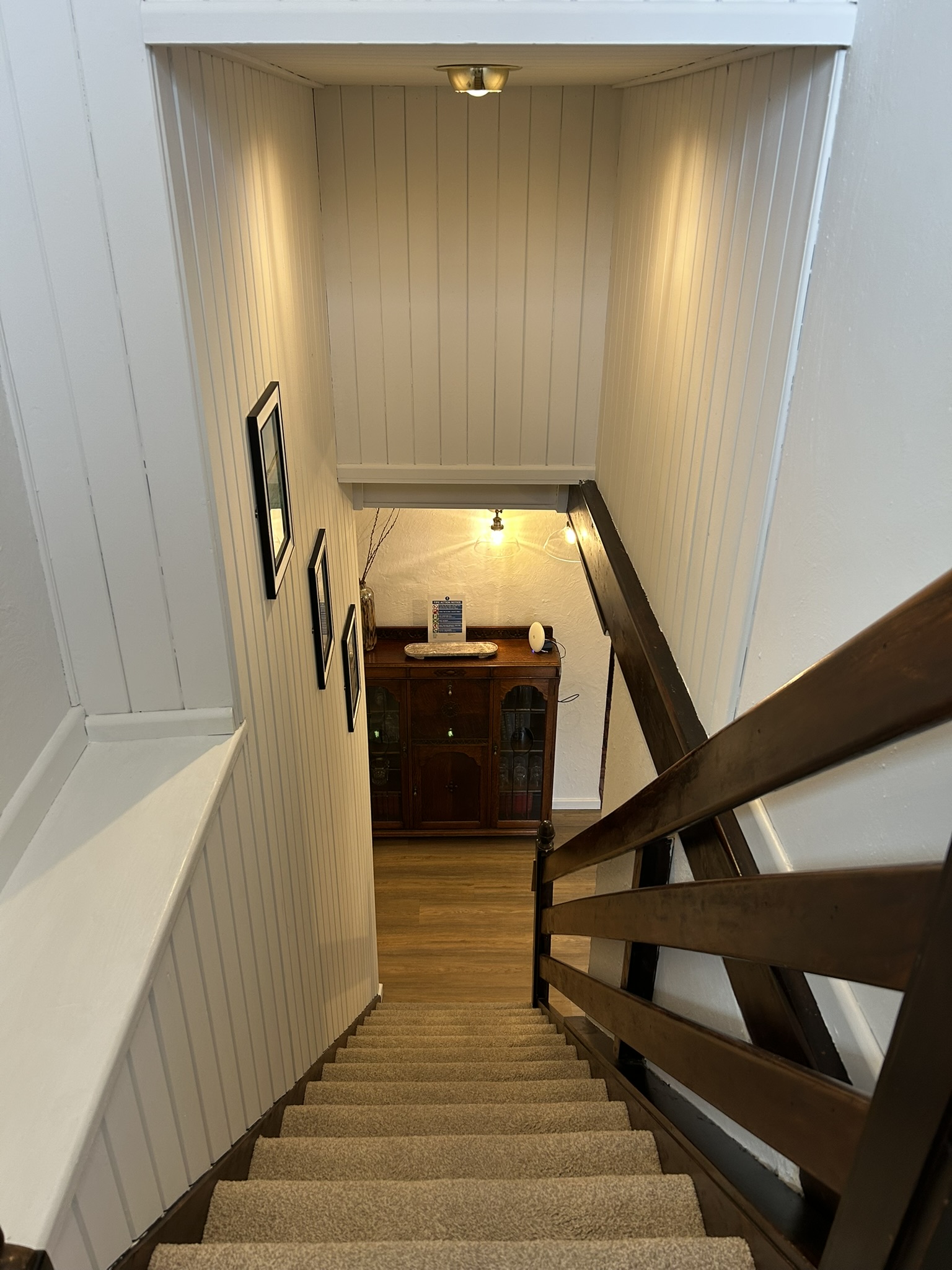 Staircase for first floor double bedroom