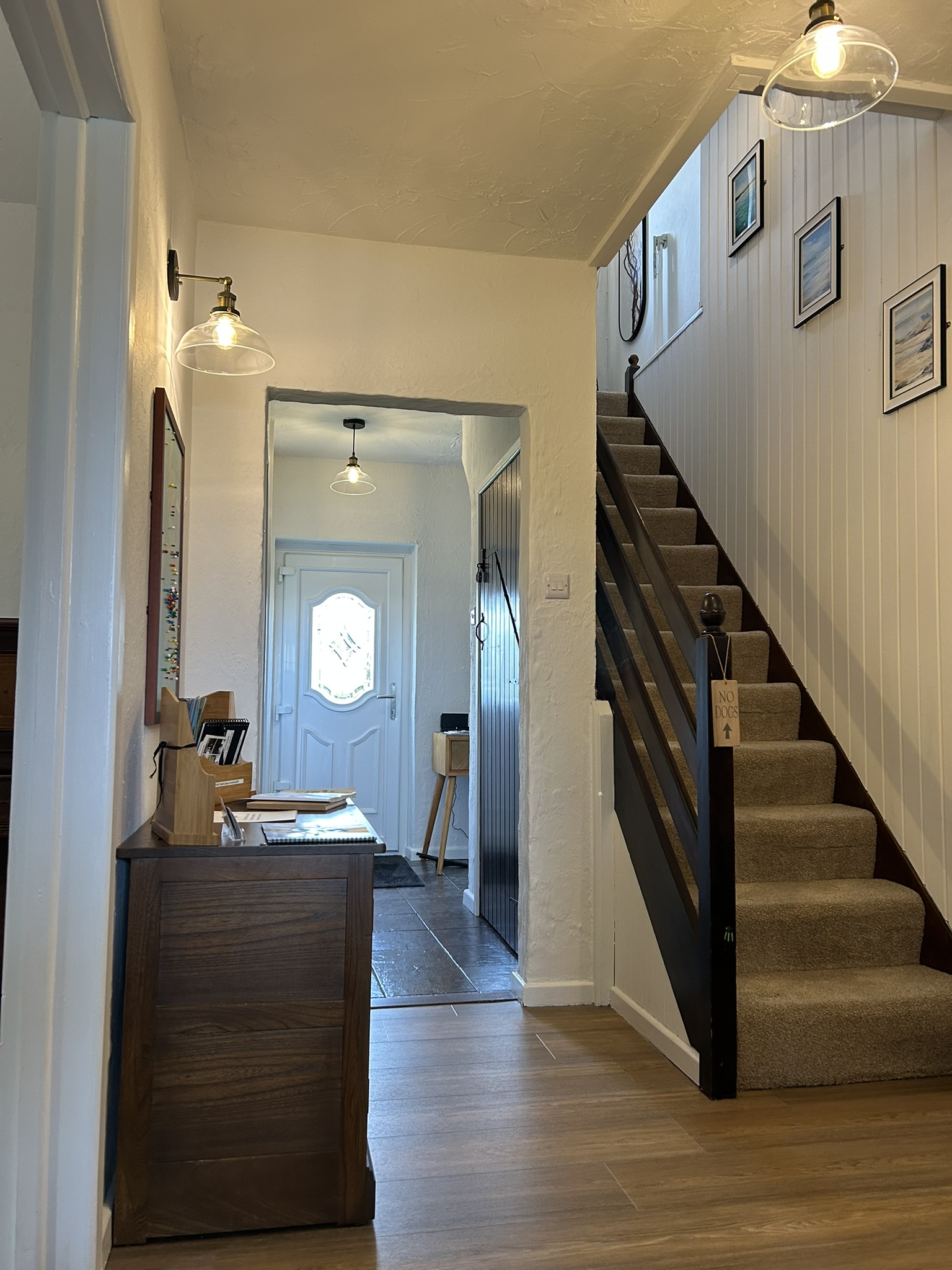 Staircase for first floor double bedroom