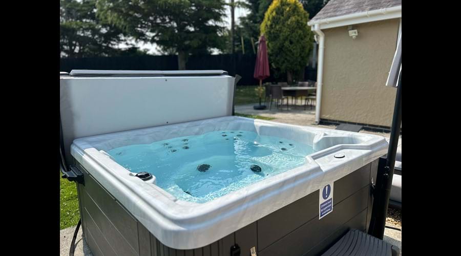 Optional hot tub