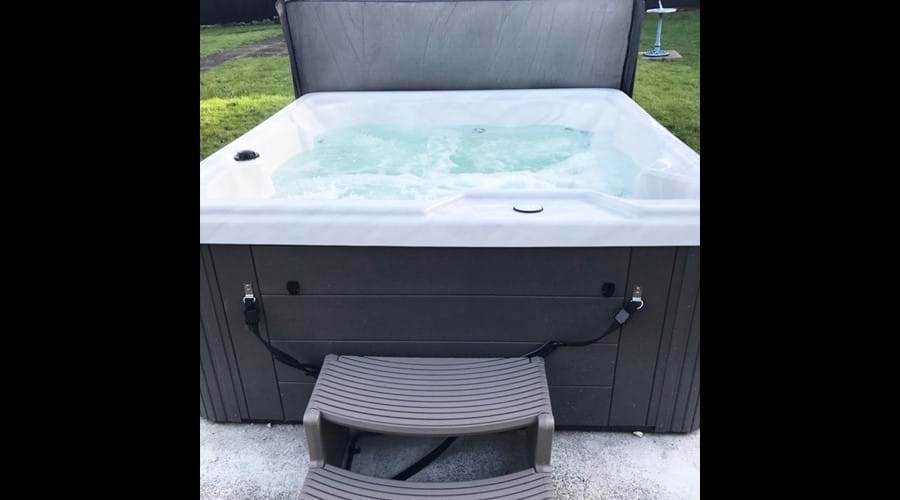 Optional hot tub