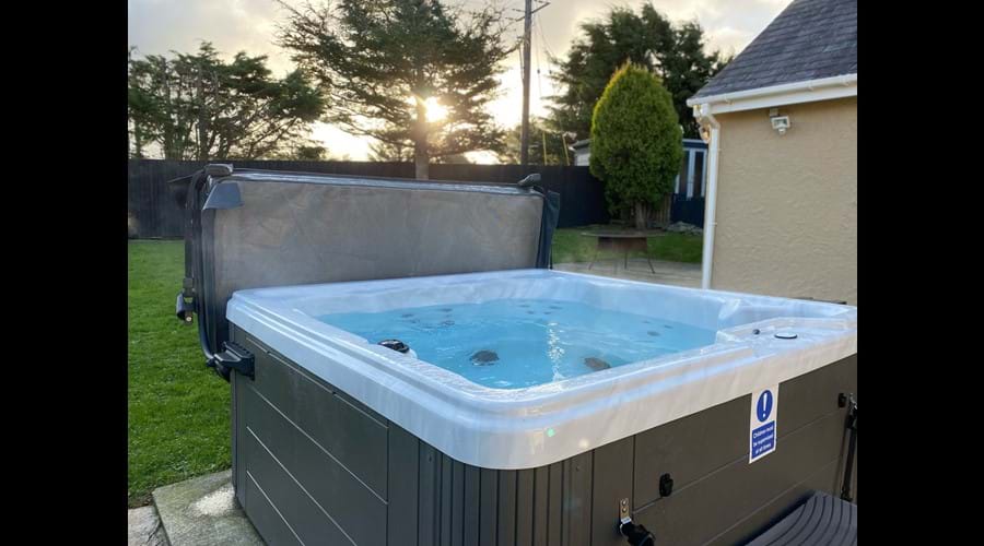 Optional hot tub