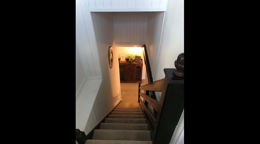 Staircase for upstairs double bedroom