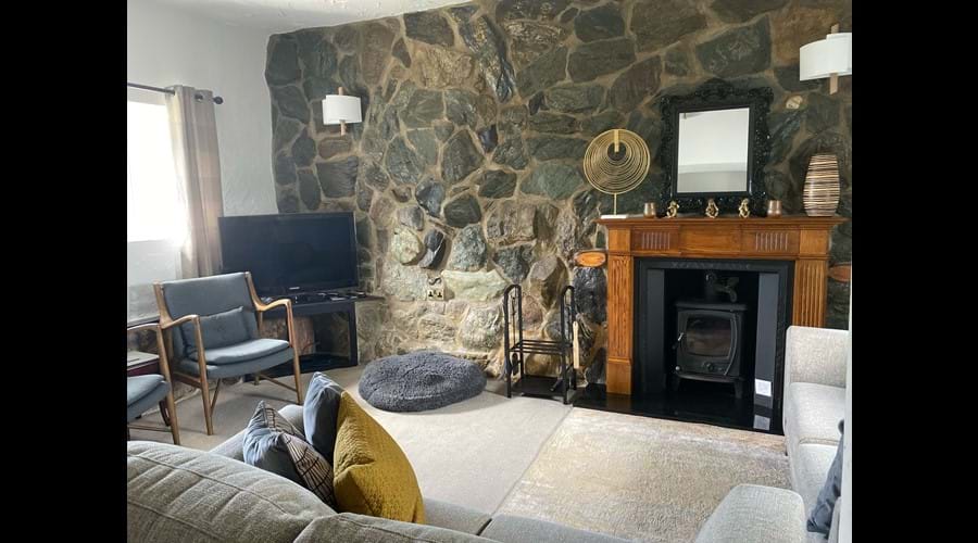 Lounge, TV with Freesat & Google Chromecast