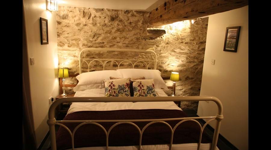 Upstairs Bedroom in Cwch Gwenyn (Beehive)