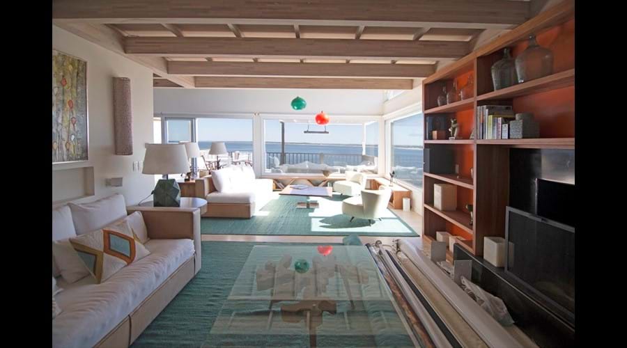 View from TV room
