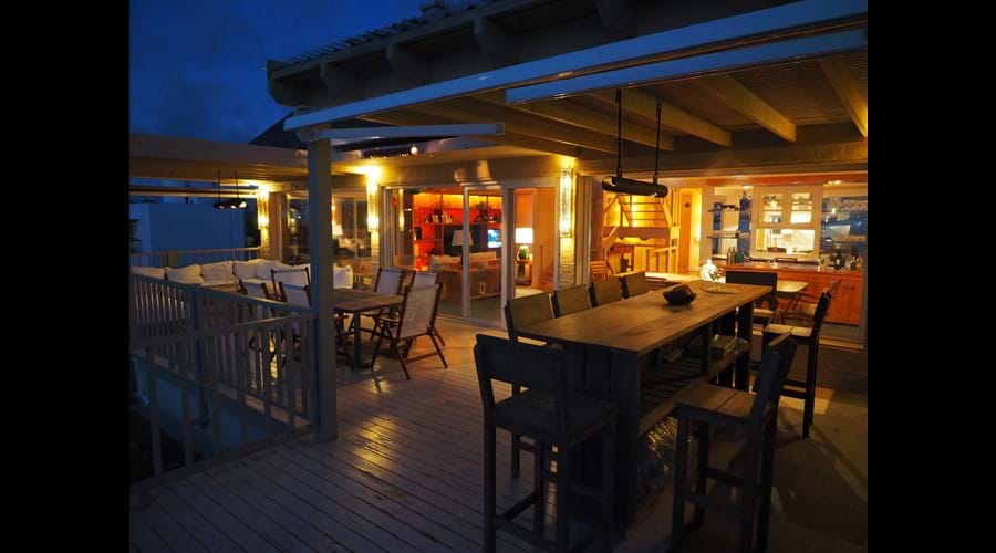 Upper deck night time