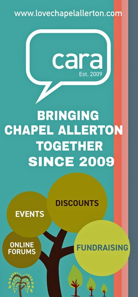 Look out for our leaflet in venues around Chapel Allerton