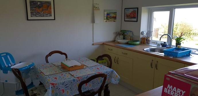 breakfast kitchen with optional high chair
