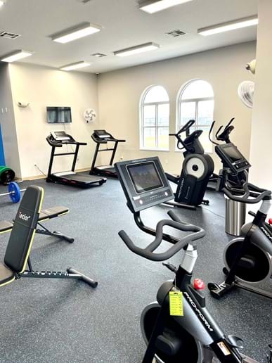 NEW 2023 Refurbished clubhouse gym NEW 2023 Refurbished clubhouse gym