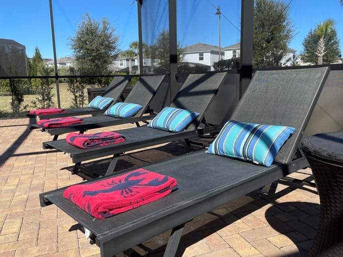 Sun Worshipers LOVE our sunny pool deck! Sun Worshipers LOVE our sunny pool deck!