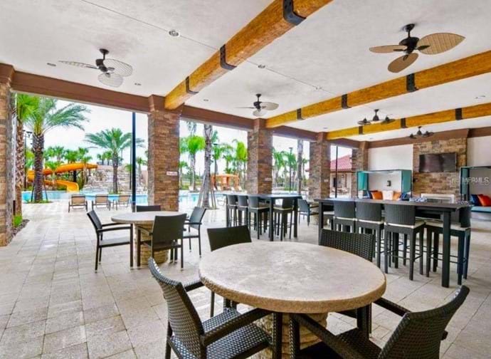 Enjoy some shade while you eat a snack from the cafe Enjoy some shade while you eat a snack from the cafe
