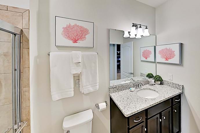 Single Vanity in Lower Bathroom Single Vanity in Lower Bathroom