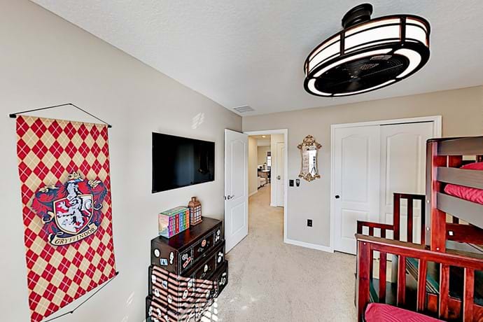 This room can accommodate upto 4 persons with trundle under full-size bed This room can accommodate upto 4 persons with trundle under full-size bed