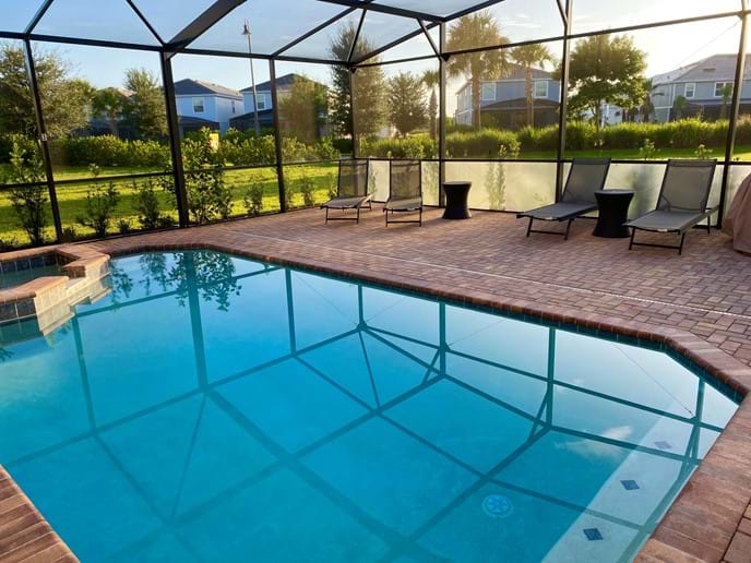 Beautiful Sunny Extended Pool/Spa with covered Lanai Beautiful Sunny Extended Pool/Spa with covered Lanai
