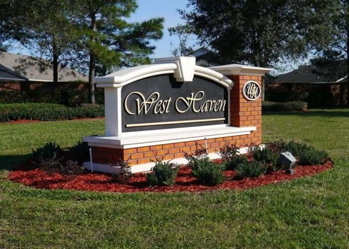 West Haven Entrance to the gated communities West Haven Entrance to the gated communities