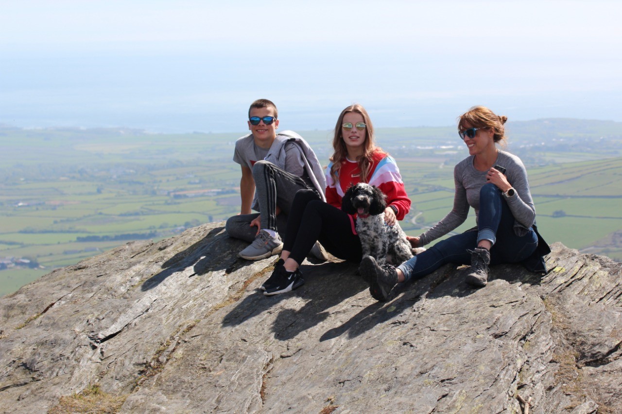 Climbing Snaefell