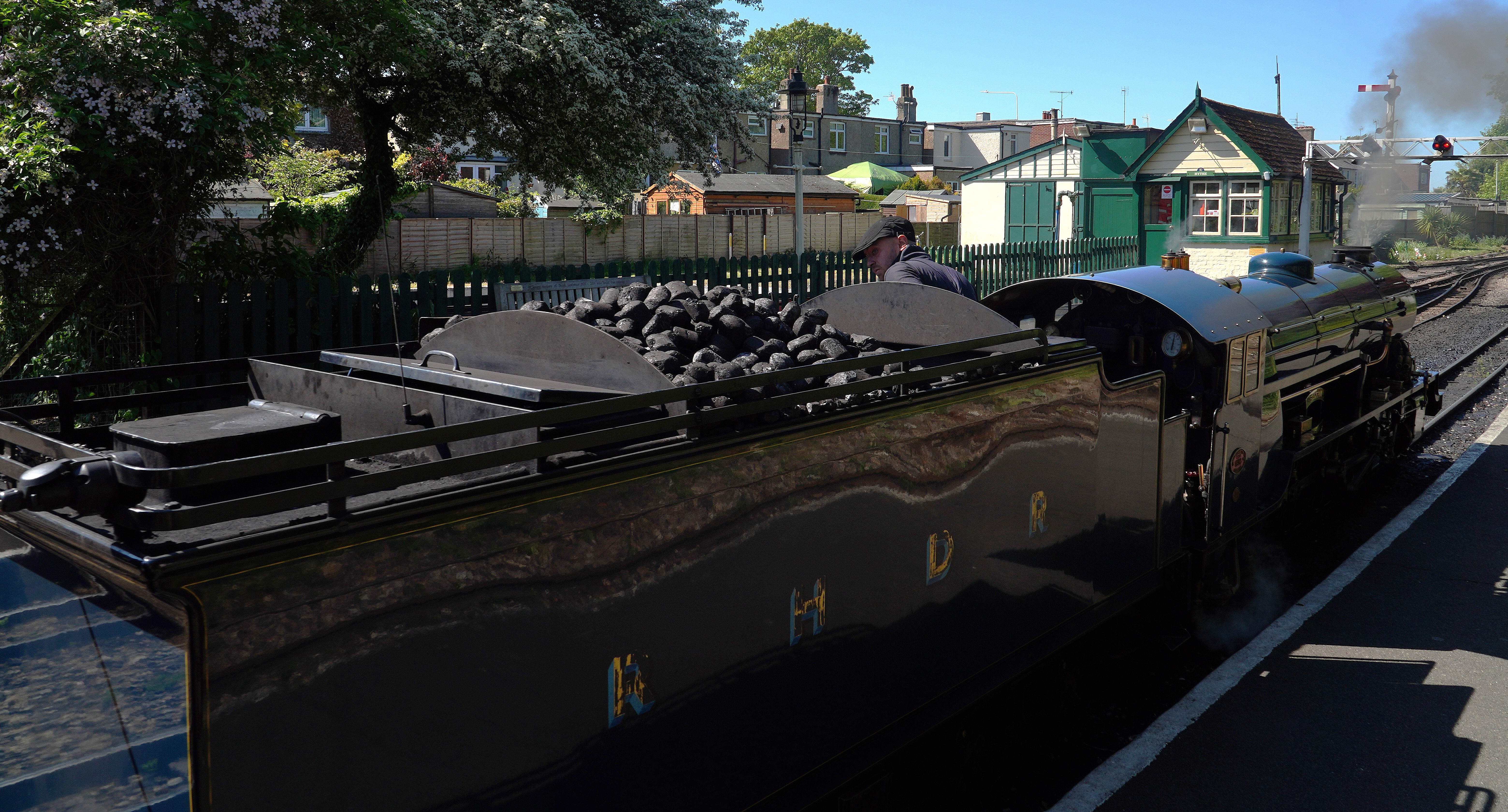 Train Leaving Hythe