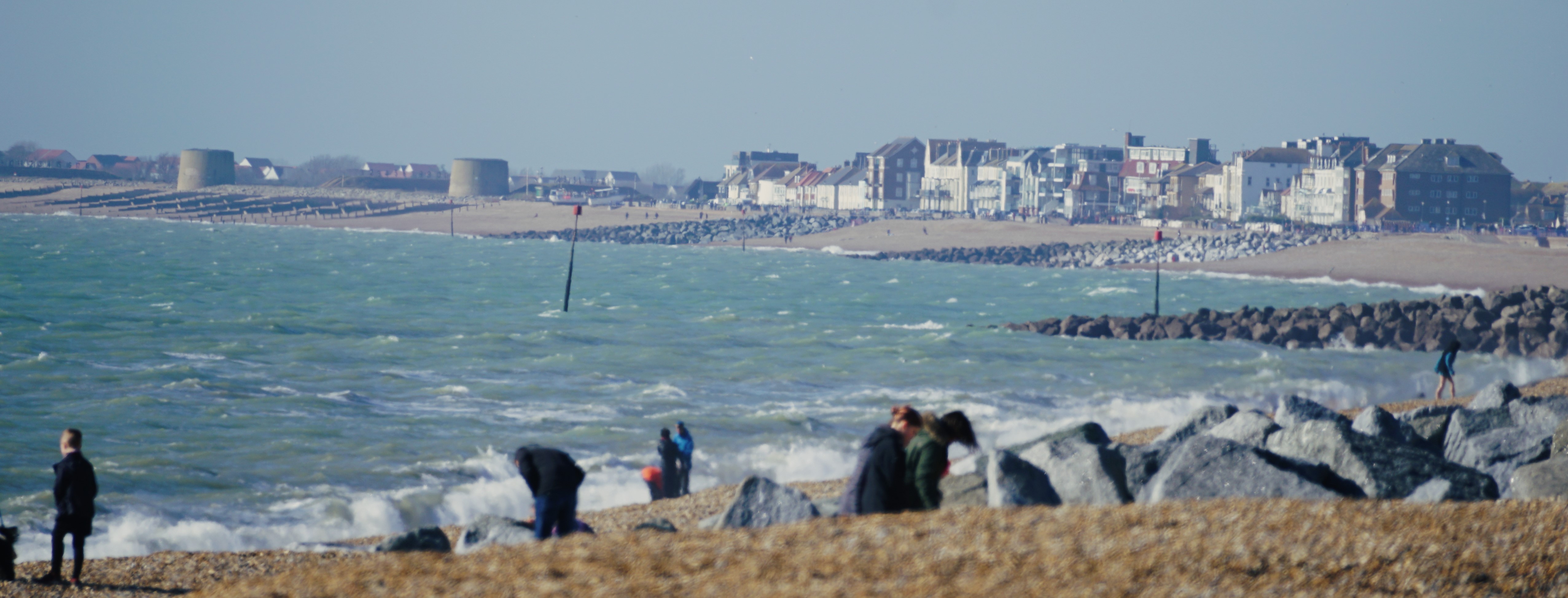 View across Hythe Bay