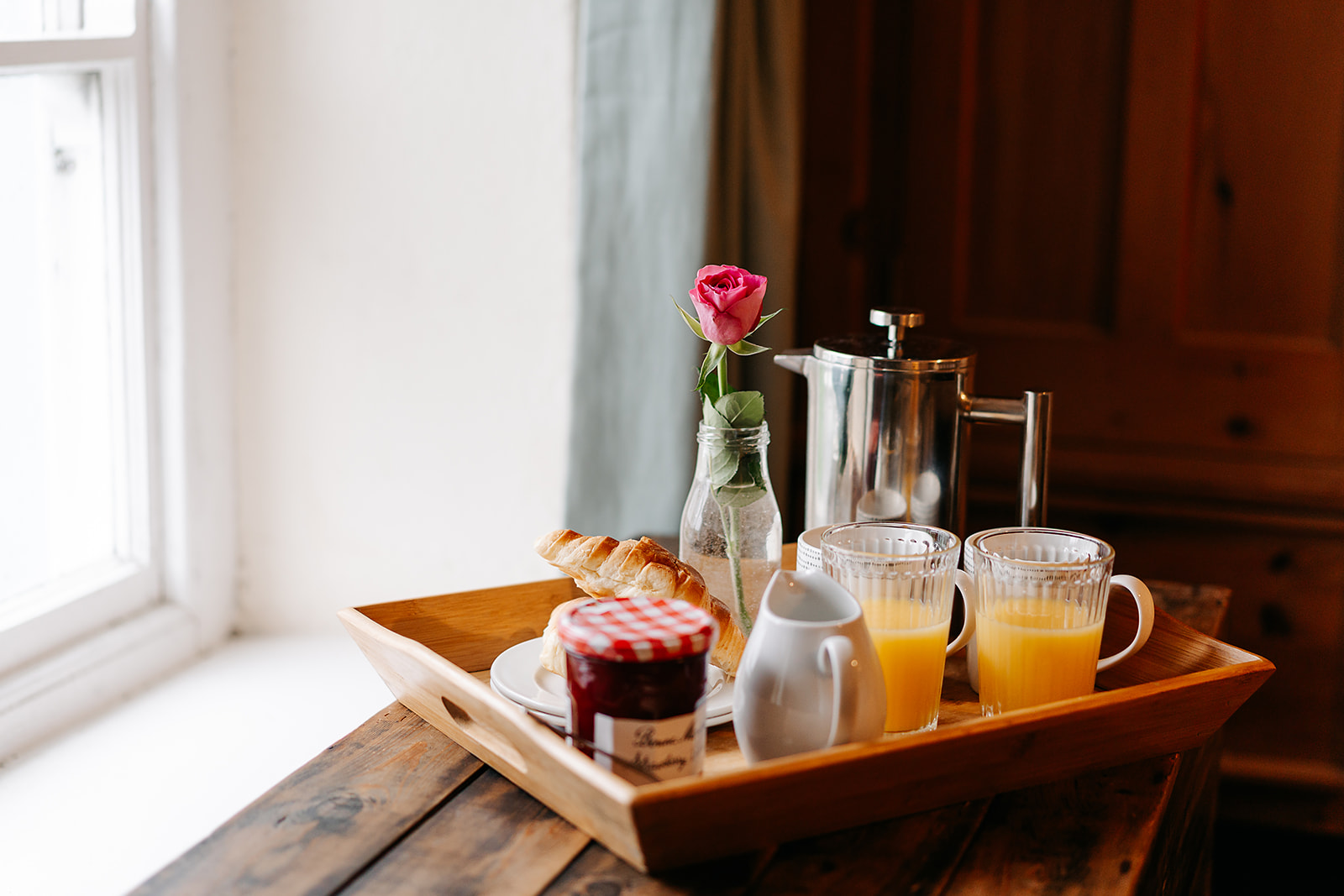 Indulge in breakfast in bed