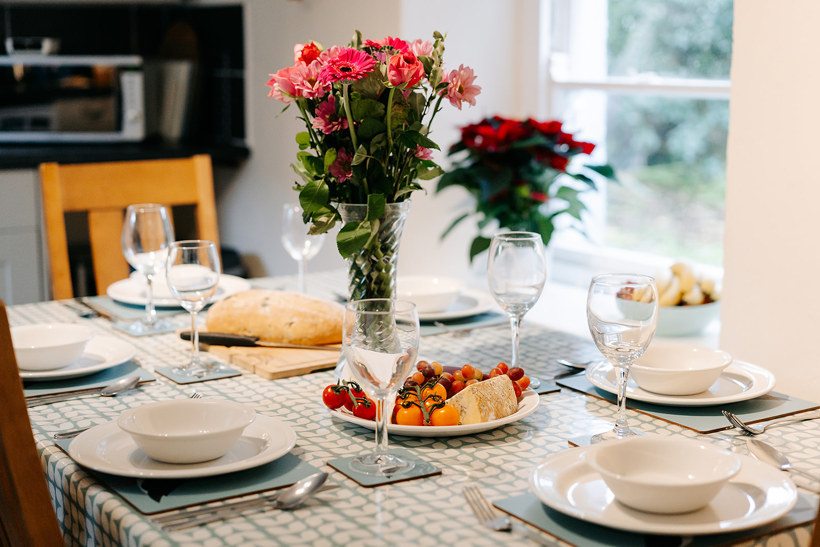 A sociable dining area