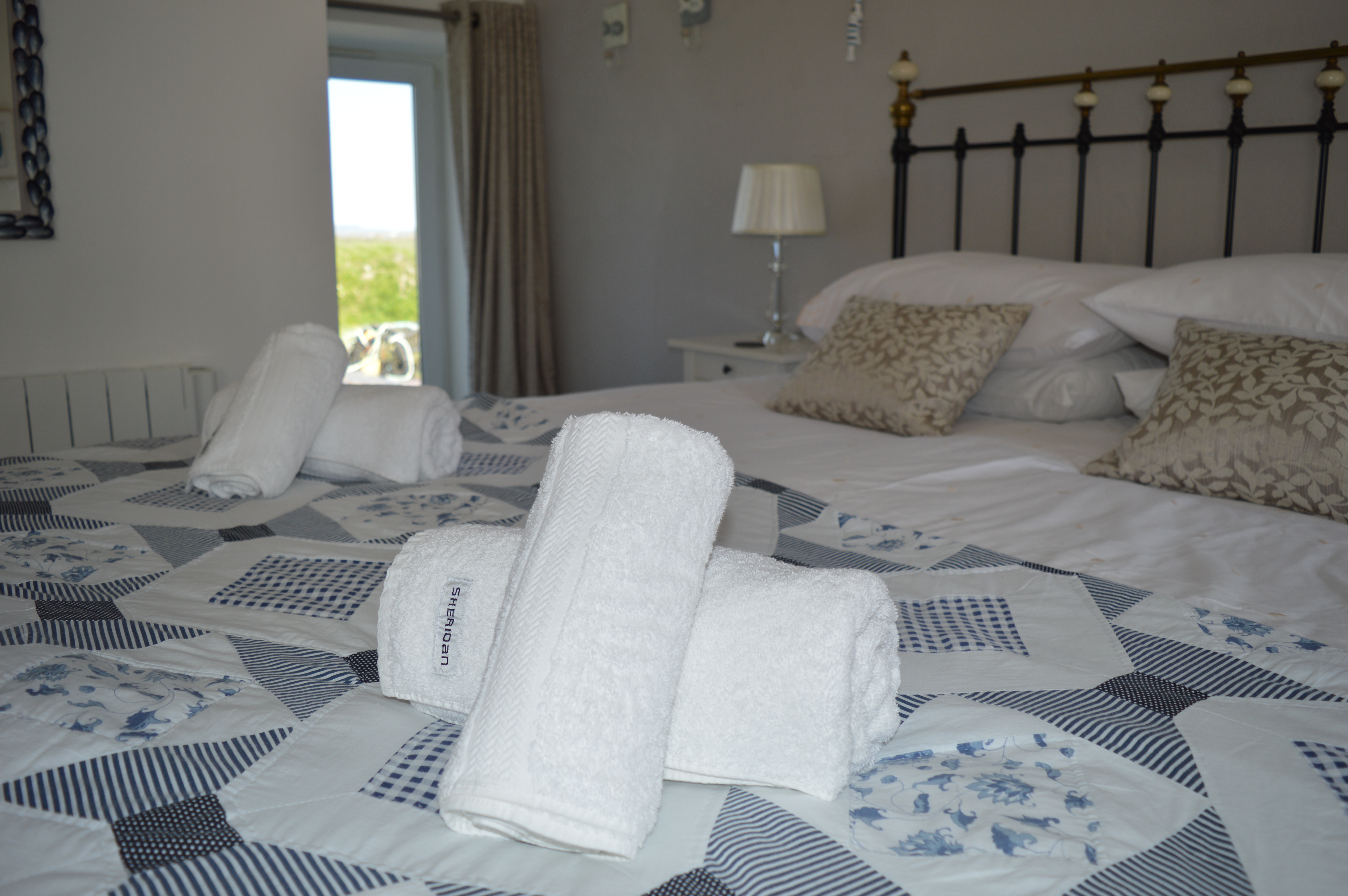 Master bedroom with superking bed