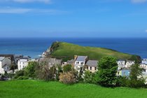 Panoramic sea views from the apartment