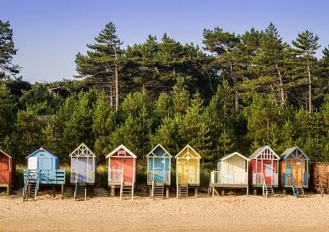Beach huts Wells-next-the-Sea