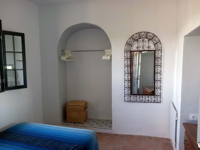 Downstairs Double Bedroom at Casa Vista Castillo in Arcos de la Frontera in Andalusia Photo