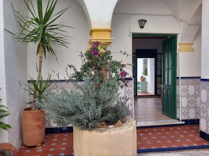 View from The Patio Andaluz into Casa Vista Castillo Photo