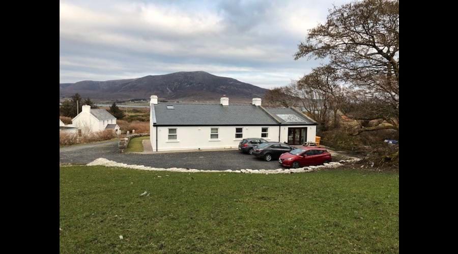 Back view of cottage