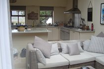 Open plan living area view