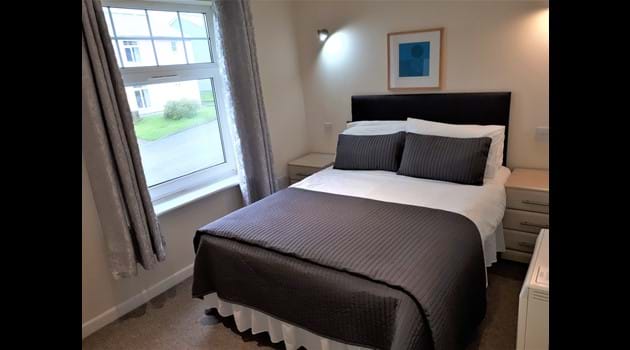 Atlantic Gold Lodge 35. 1st Floor Double Bedroom. Atlantic Reach Gold Lodges. www.newquay-selfcatering.com