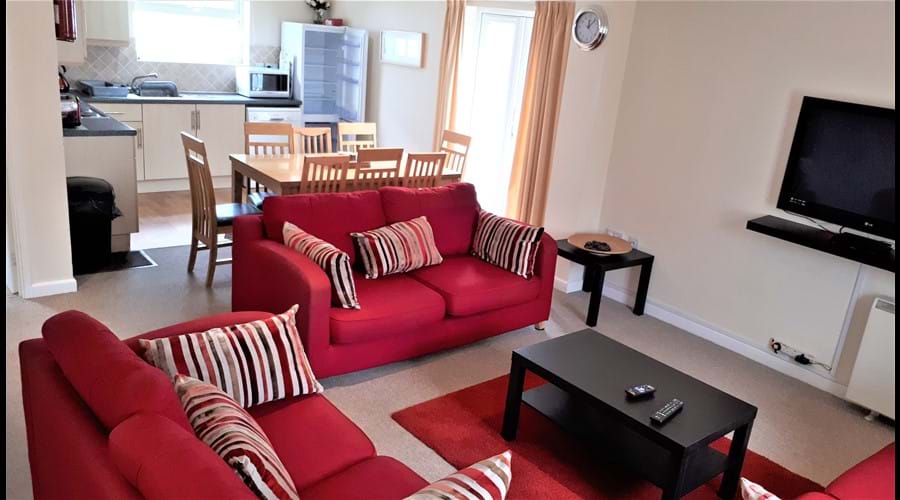 Open Plan Lounge/Dining/Kitchen AG34 at Atlantic Reach Resort, Newquay, Cornwall