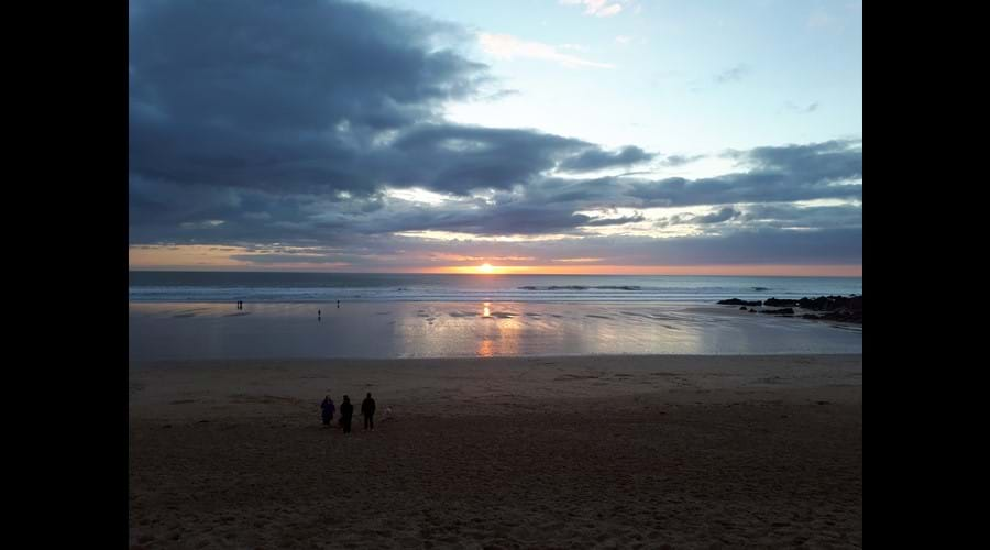 Sunset at Fistral Beach, Newquay