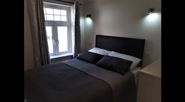 Atlantic Gold Lodge 35. Groundfloor Double Bedroom. Atlantic Reach Gold Lodges. www.newquay-selfcatering.com