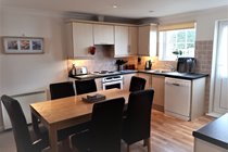 Open Plan Lounge, Dining, Kitchen. Gold Lodge 35. Atlantic Reach Gold Lodges. www.newquay-selfcatering.com