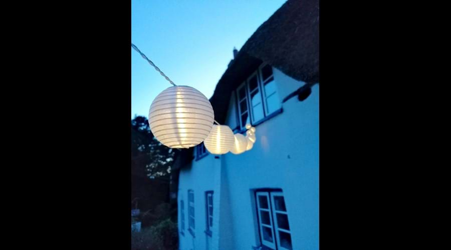 Merlewood Cottage at dusk