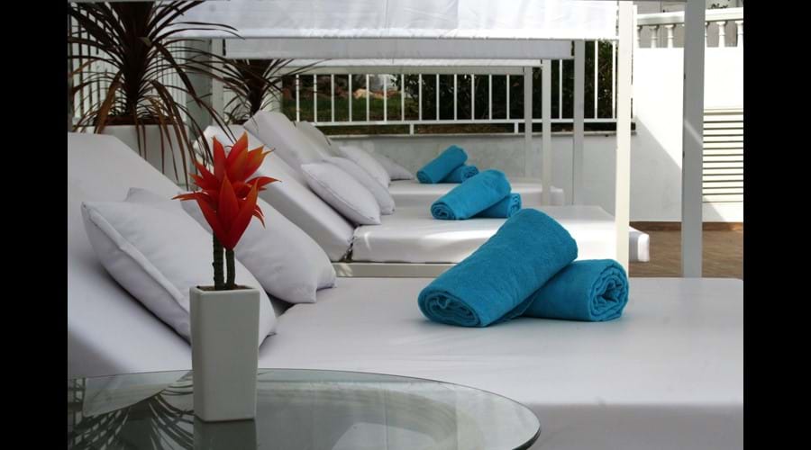 Balinese sunbeds