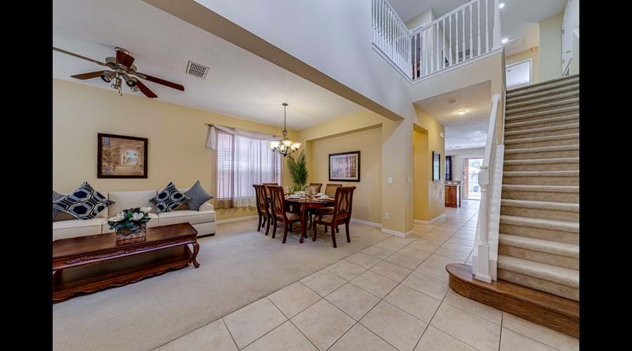 On entering the Villa you are welcomed by the front Living/dining room
